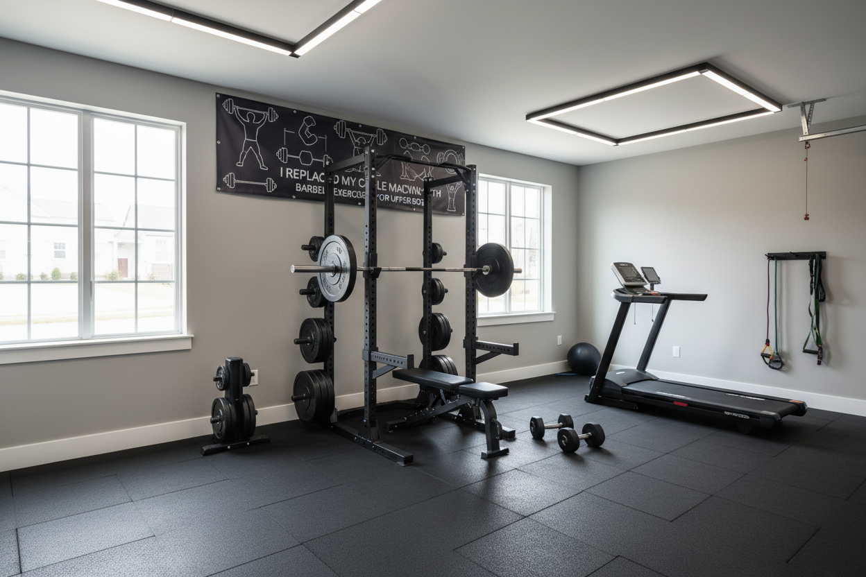 I Replaced My Cable Machine With Barbell Exercises for Upper Body