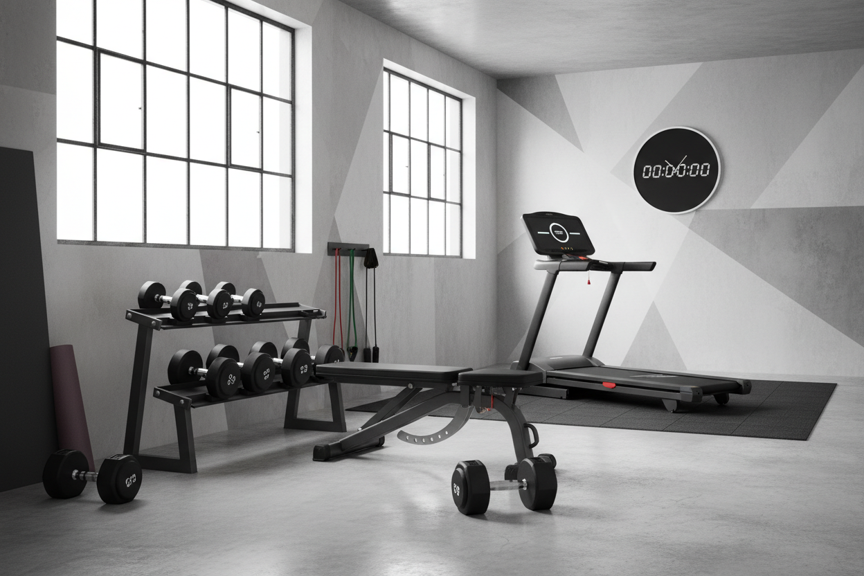 One Pair of Dumbbells, 3 upper body exercises, Zero Rest