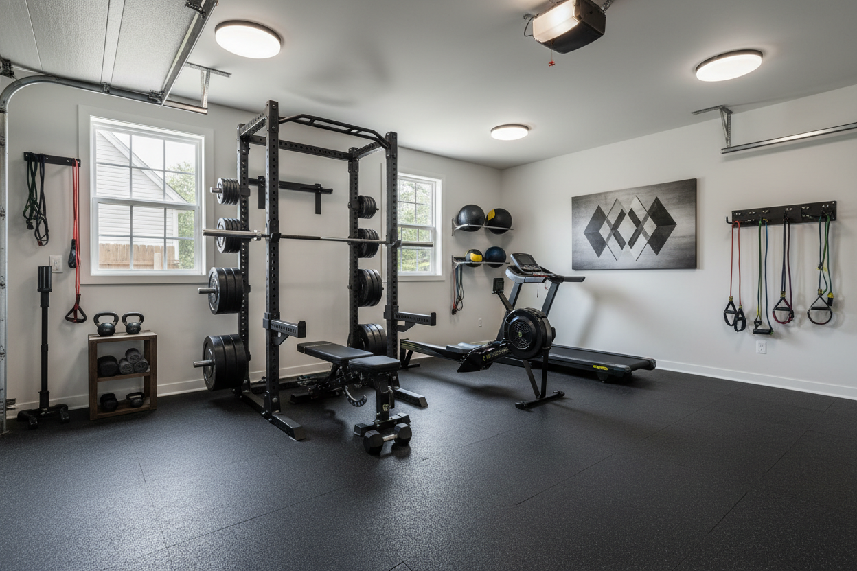 I Built a Real Strength Bootcamp in My Two-Car Garage