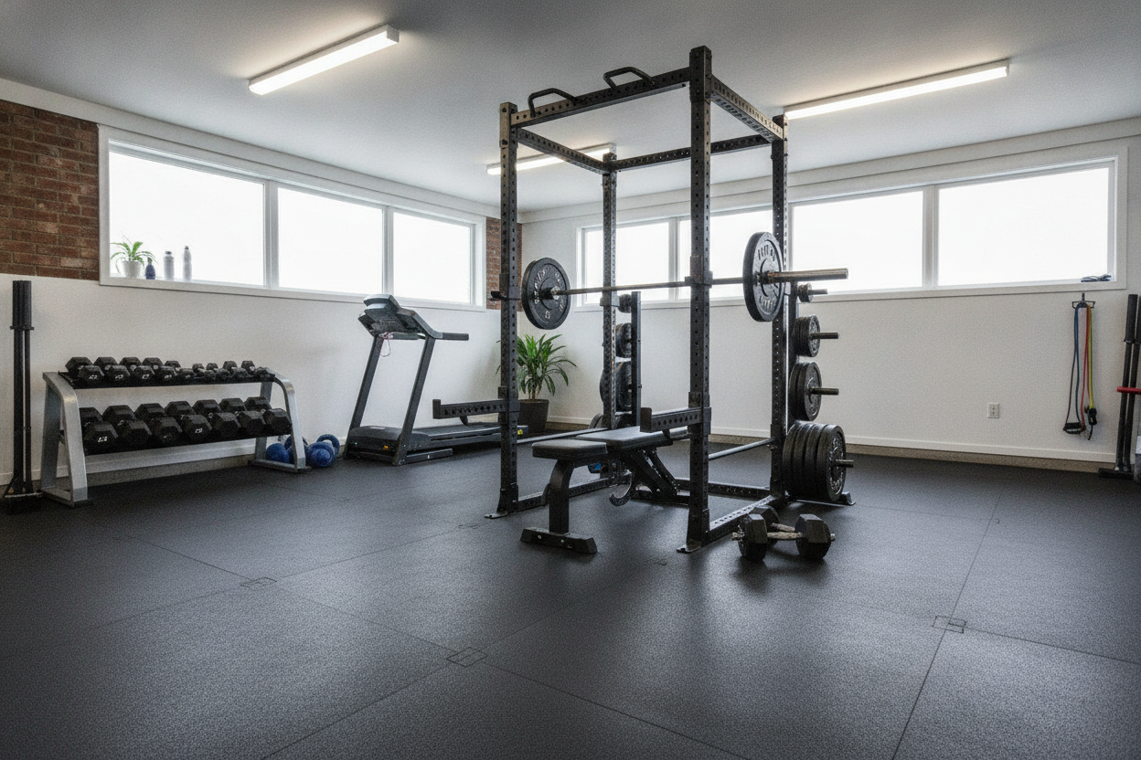 I Built My Entire Garage Gym Around a $300 Lift Weight Set