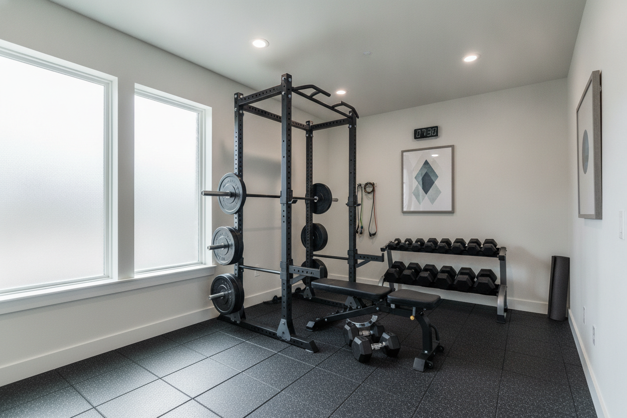 I Built an At Home Weight Training Set in 50 Sq Ft (Here's How)