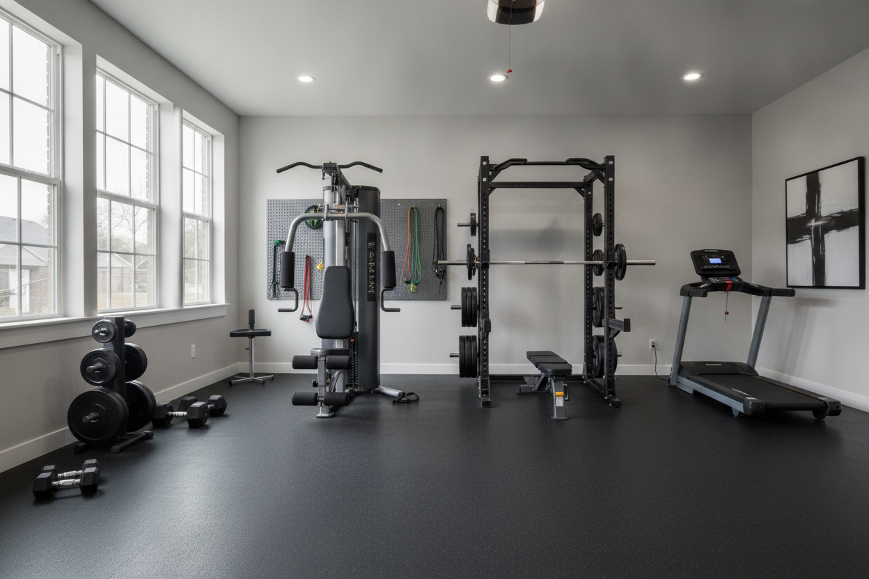 I Tried Cramming Professional Weight Machines Into a Garage