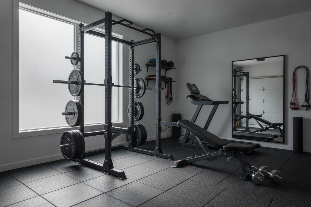 I Tried Outfitting My Garage Gym at a Local Fitness Sport Shop