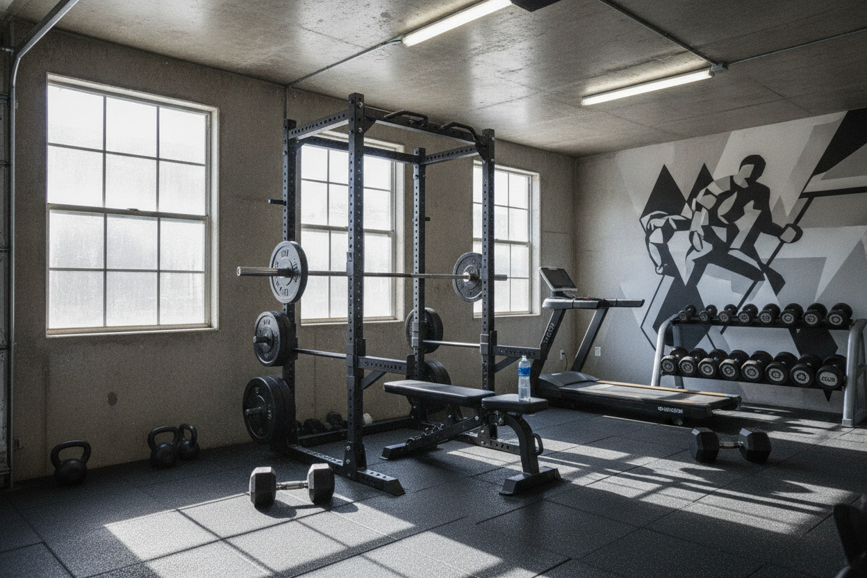 The Brutal Reality of Training in a Home Body Build Gym