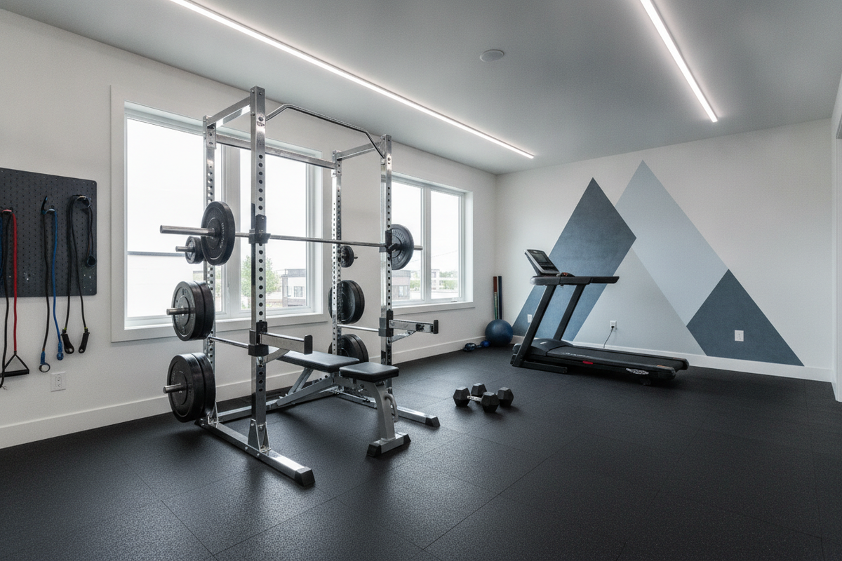 4-Day Workout Split Each Muscle Twice a Week: Frequency Architecture, Movement Pairings, and Home Floor Staging