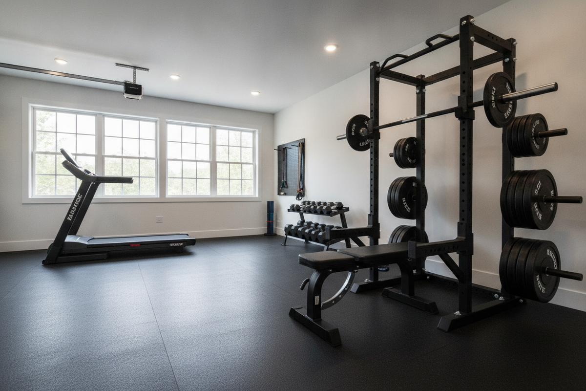 6 Month Muscle Gain Program: Periodization Phases, Split Evolution, and Home Gym Floor Staging