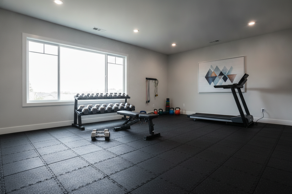 At Home HIIT Workout Plan: Programming Frameworks, Movement Categories, and Protective Floor Staging