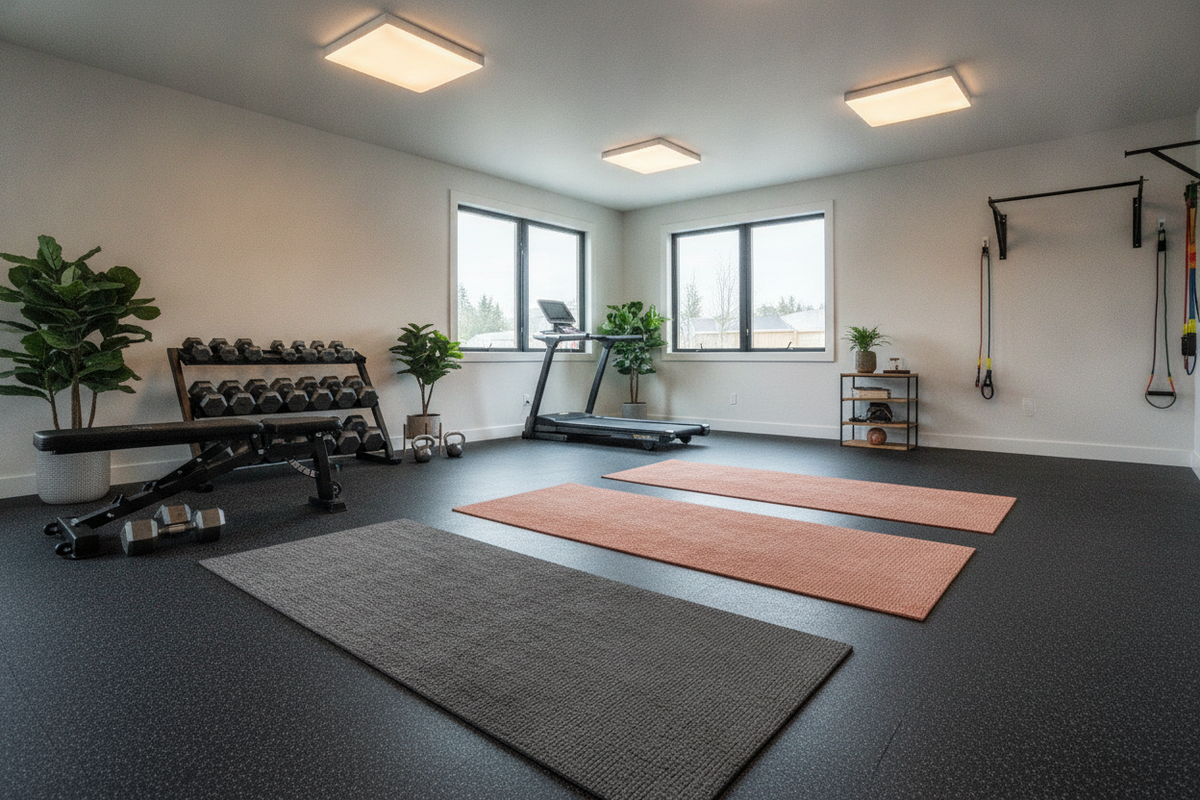 Large Yoga Mats: Spacious Flow Architecture, Barefoot Grip, and Home Studio Staging