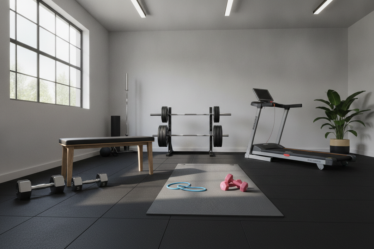 Workout for Butt: Floor Exercises and Mat Setup