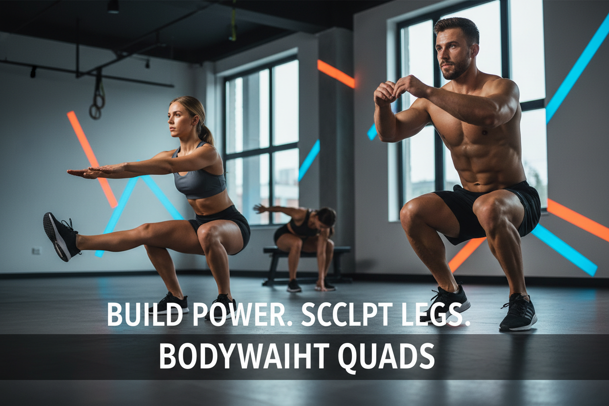 How to Build Massive Legs With Quad Exercises No Equipment