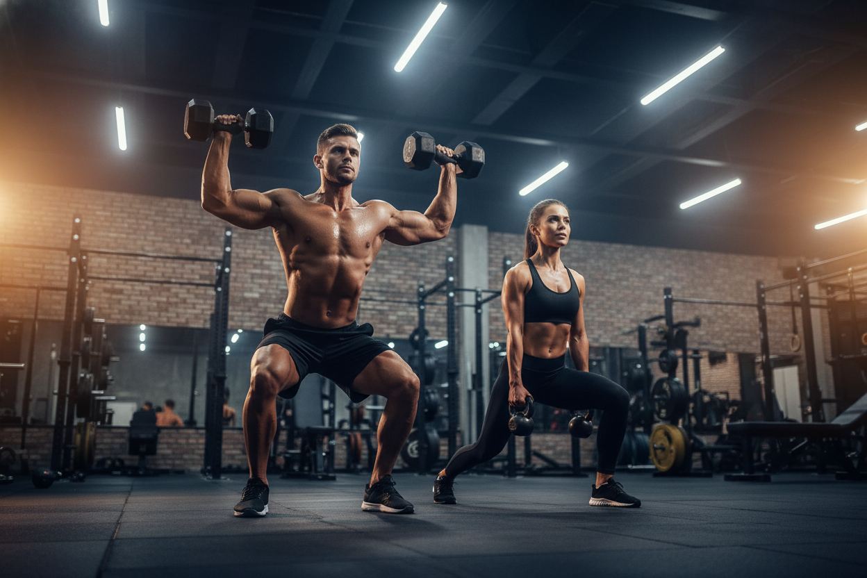 Cut Your Gym Time in Half With Arm and Leg Combo Exercises