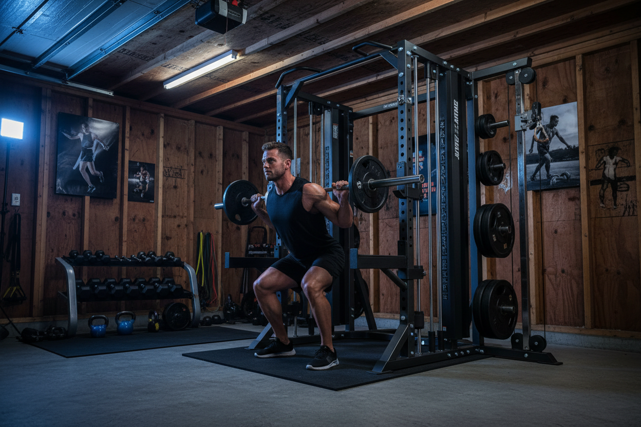 The Multifunctional Smith Machine: Your All-in-One Home Gym Solution