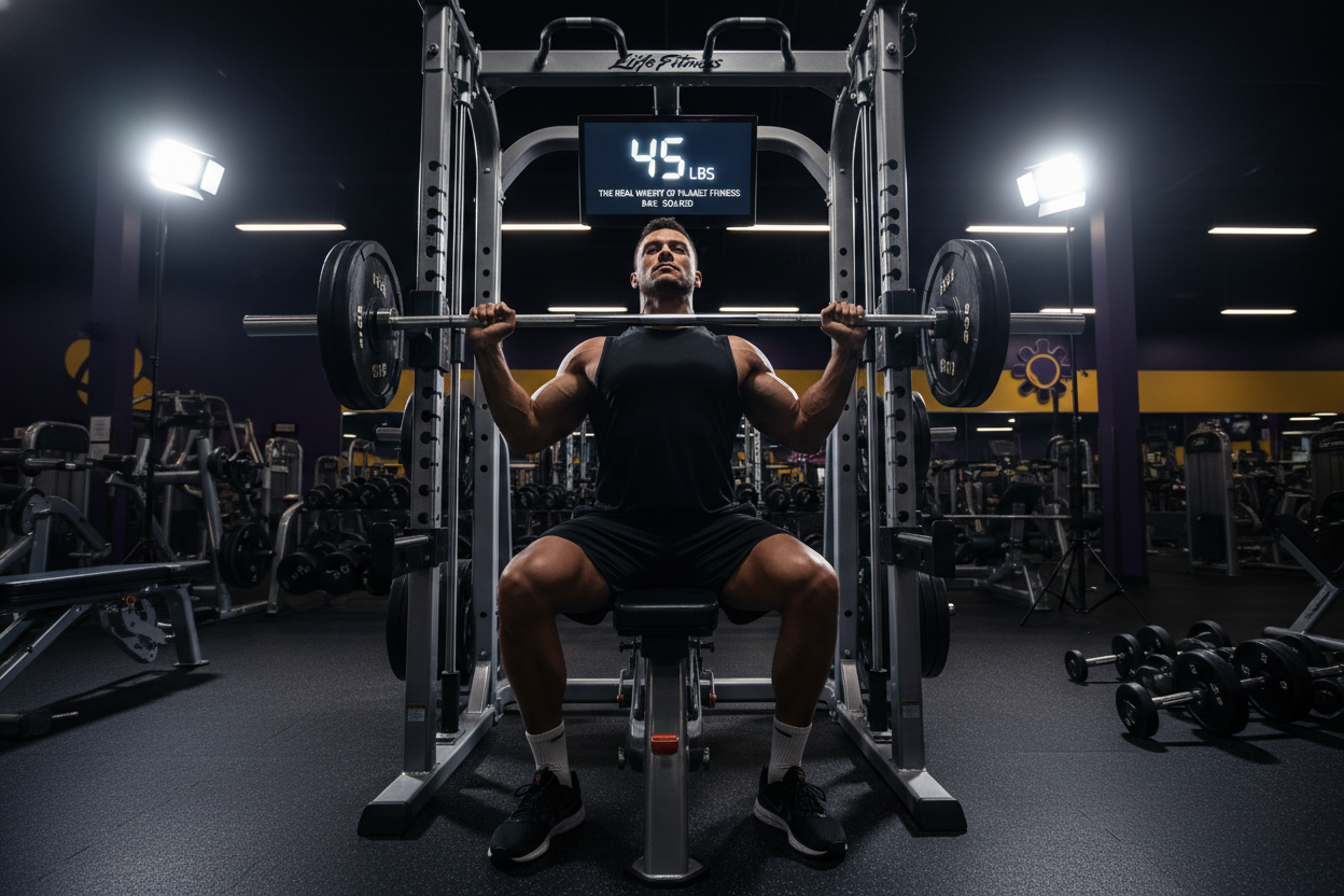 The Real Weight of the Planet Fitness Bar: Solved