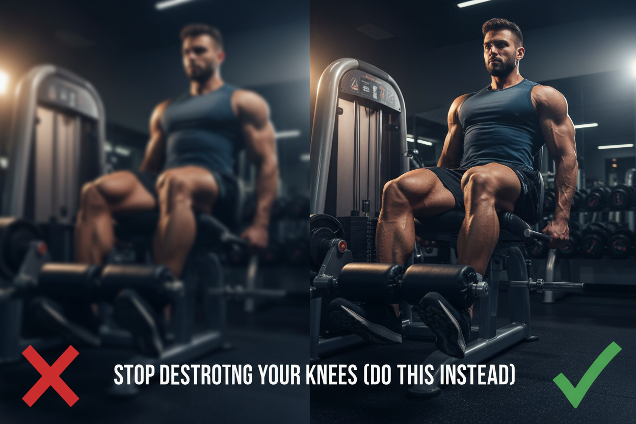 Leg Extension on Machine: Stop Destroying Your Knees (Do This Instead)