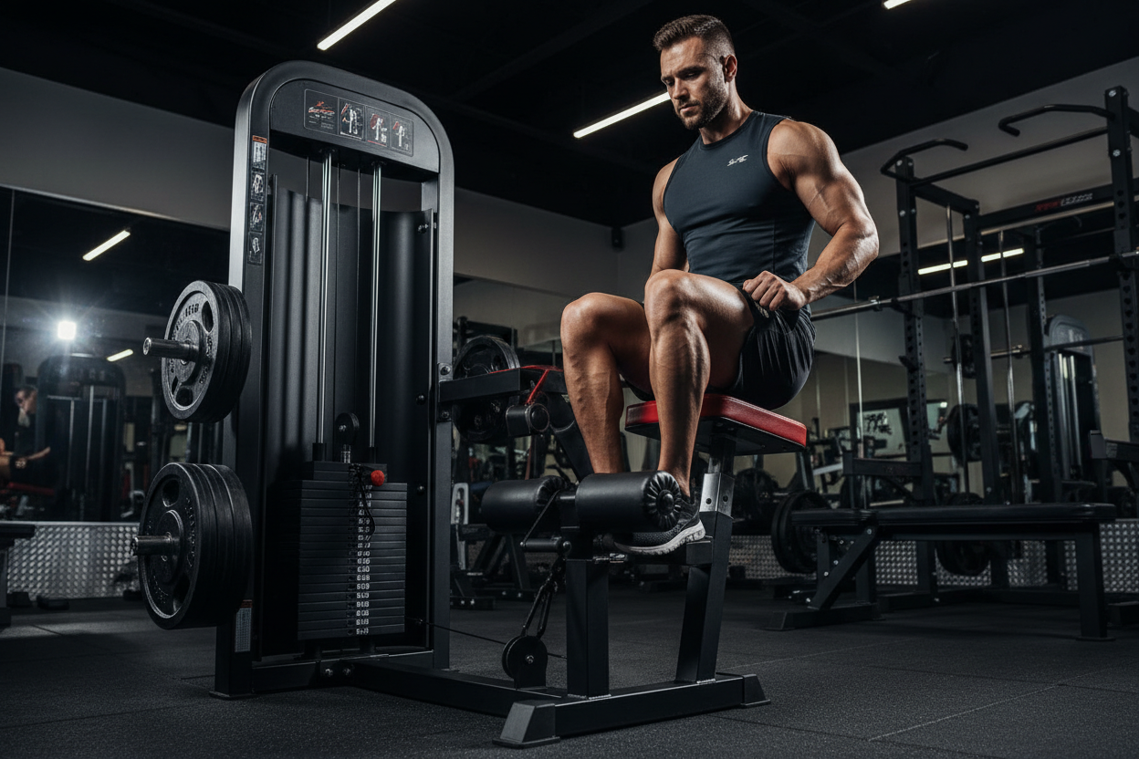 Master the Adjustable Leg Curl/Extension Machine for Home Gains