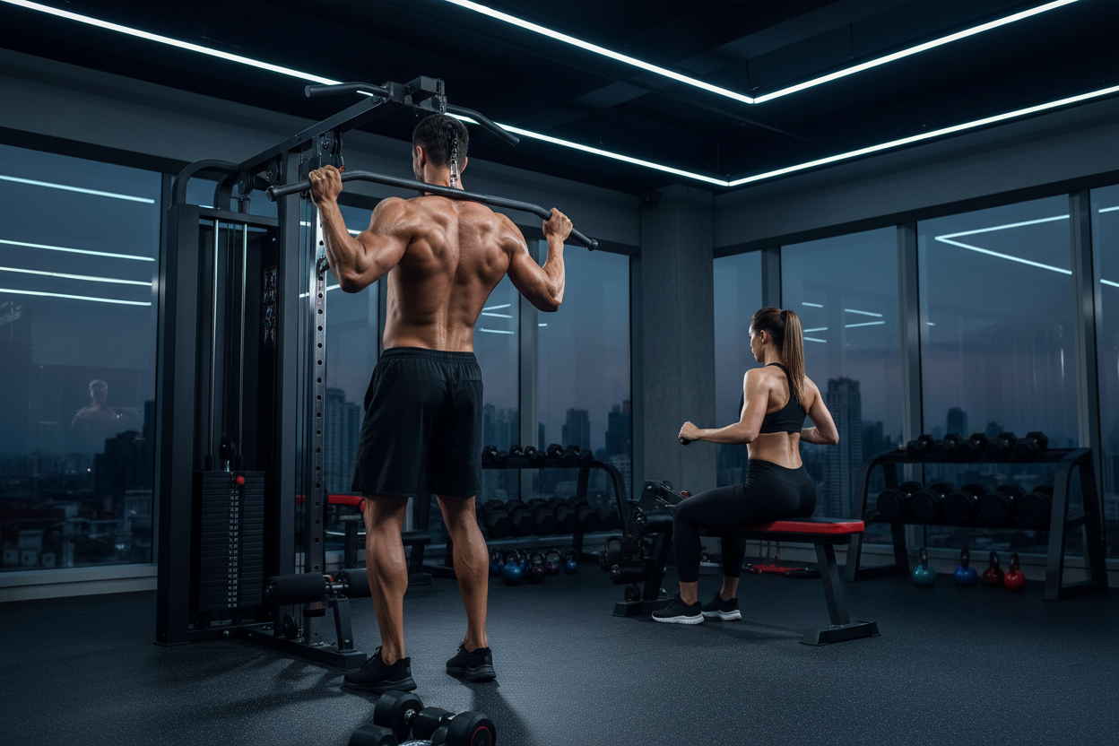 Lat Pulldown and Rowing Machine: The Ultimate Back Building Guide