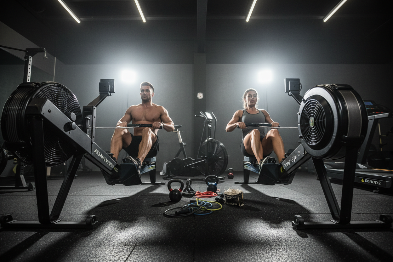 Assault Rower vs Concept 2: The Honest Truth About Air Rowers