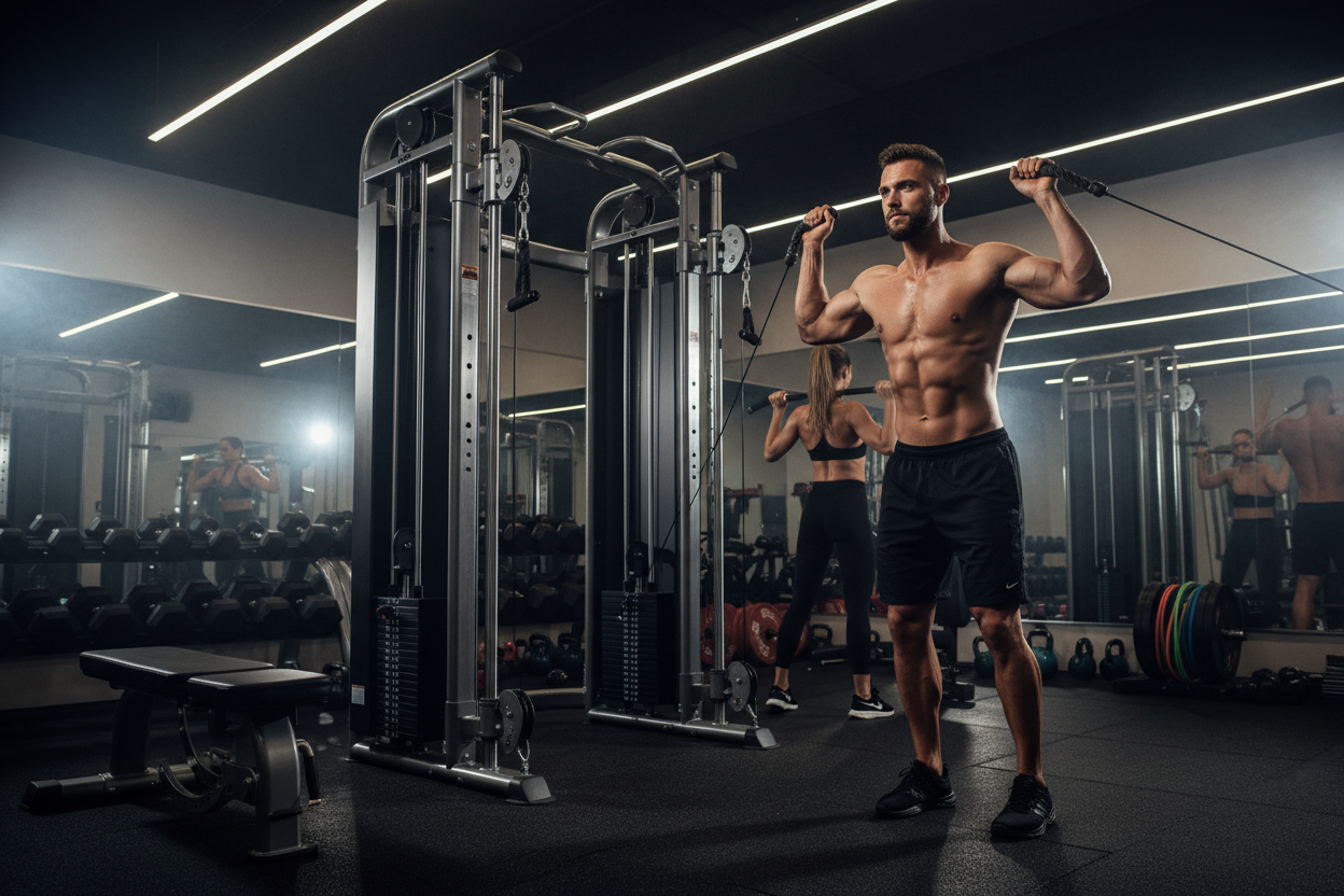 Cable Machine in Gym: Bringing Commercial Quality Home