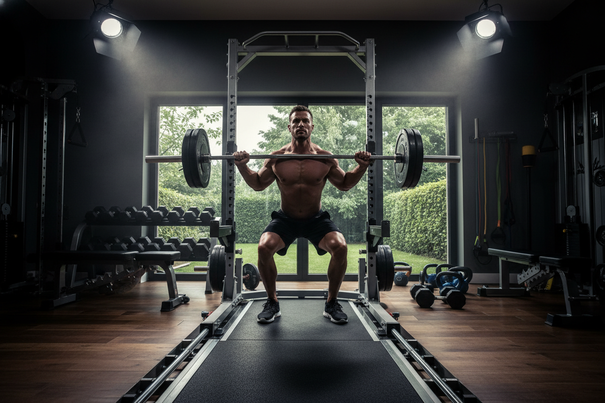 Squat Rack on Rails Explained: What to Know Before You Buy