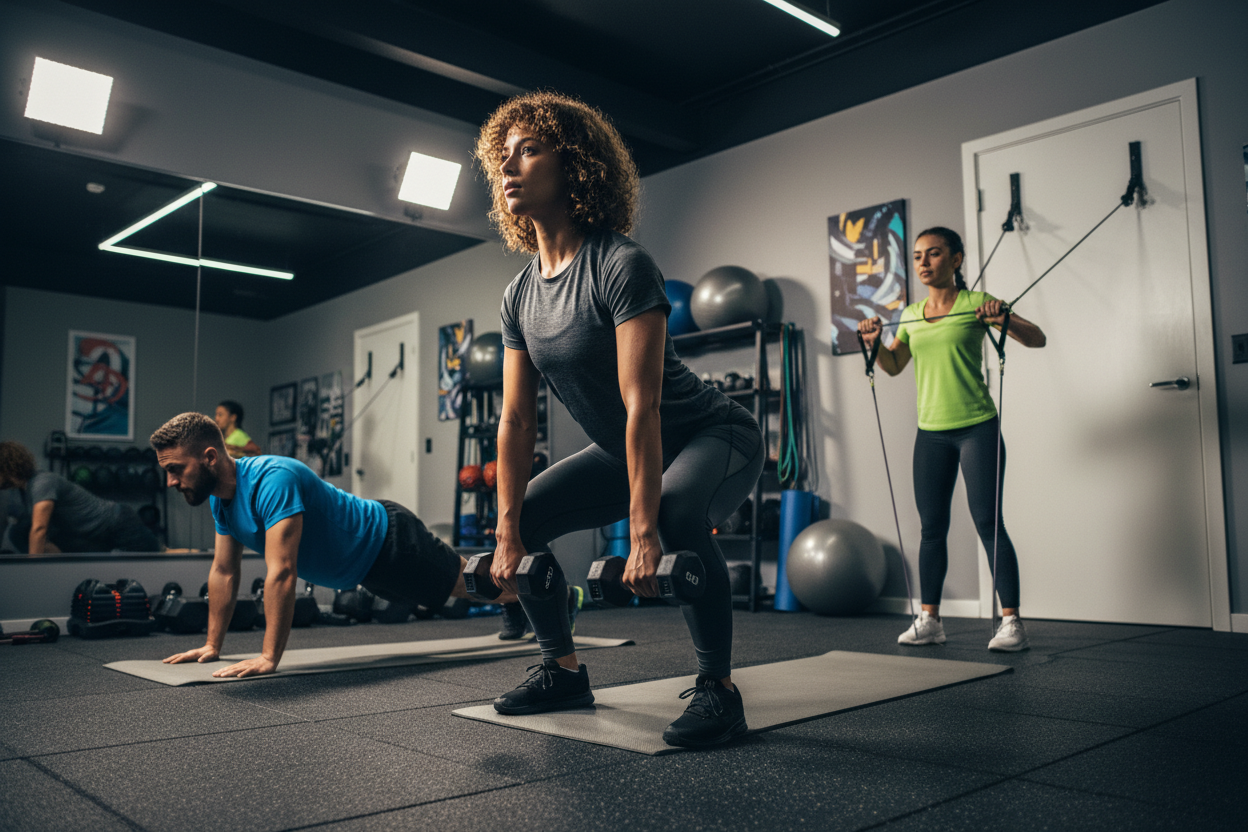 Gym Circuit for Beginners: How to Maximize Limited Equipment