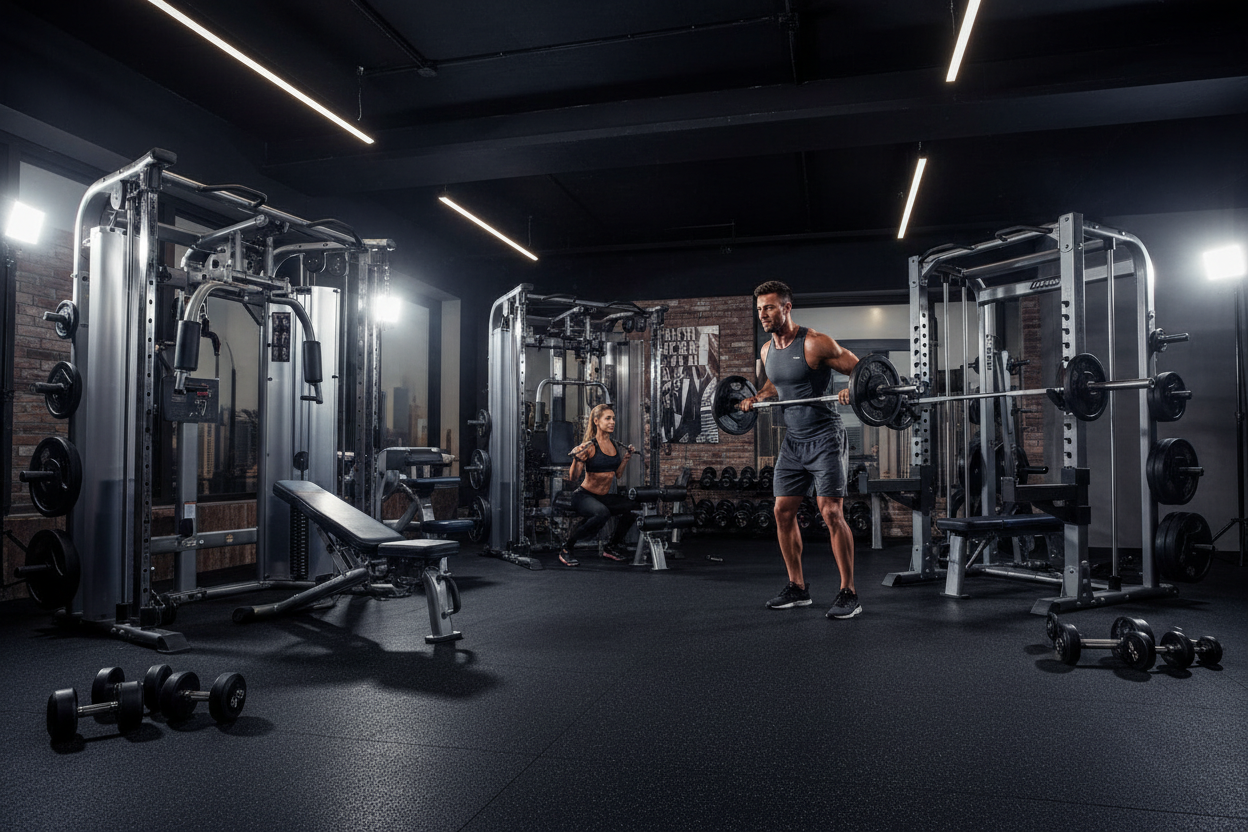 Equipment at LA Fitness: Replicating the Setup at Home