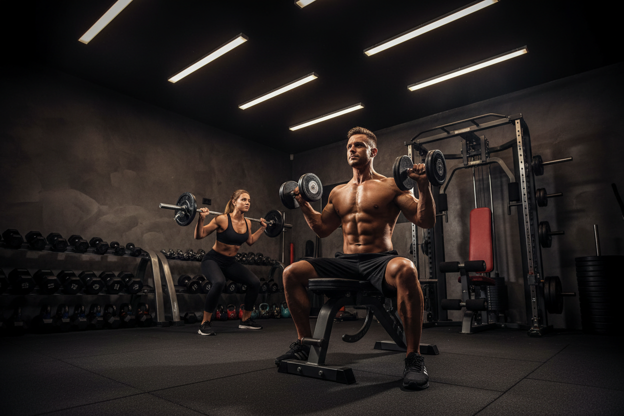 When Comparing Free Weights and Weight Machines, Free Weights Win?