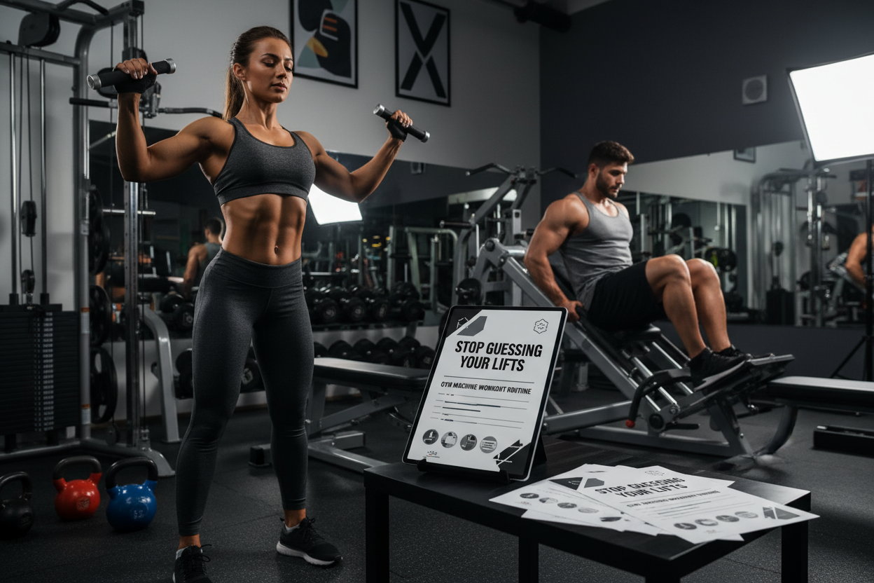 Gym Machine Workout Routine PDF: Stop Guessing Your Lifts