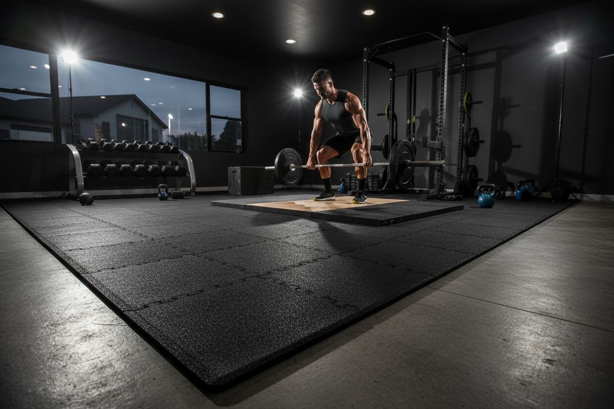 Flooring For A Home Gym: What Actually Works Over Concrete