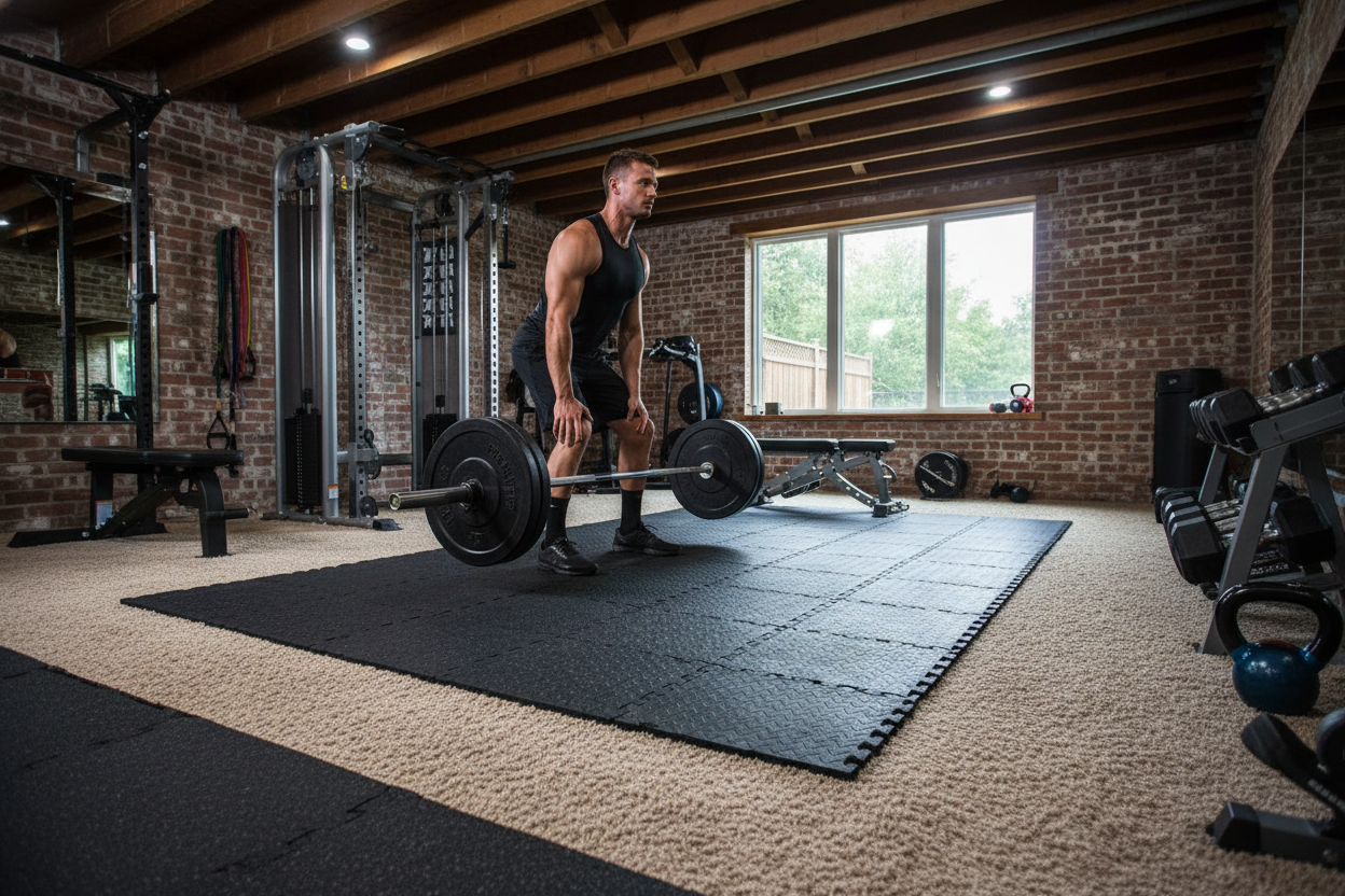 Gym Flooring on Top of Carpet: What to Know Before You Buy