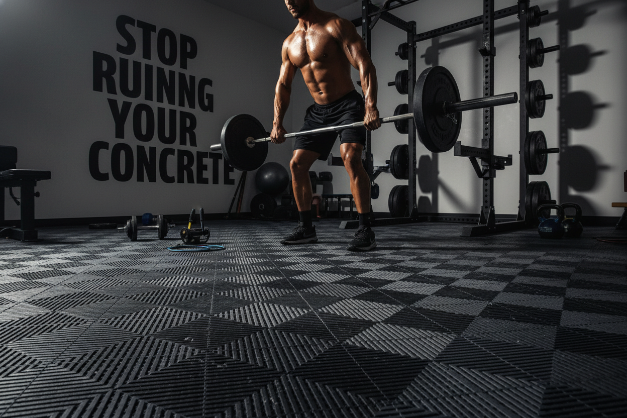 Plastic Tile Gym Floor: Stop Ruining Your Concrete