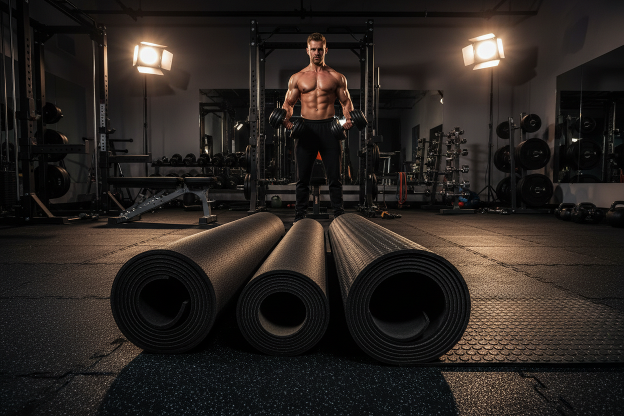 Rubber Flooring Rolls Explained: What to Know Before You Buy