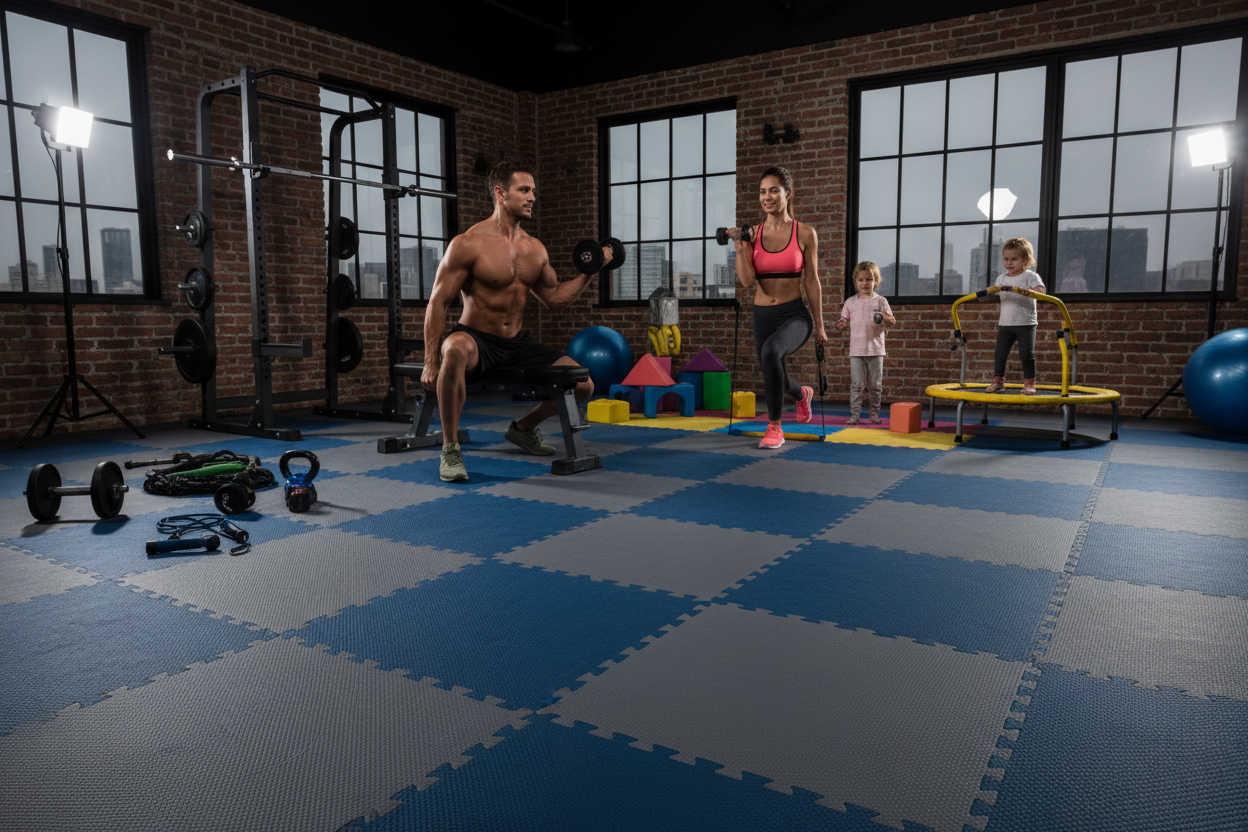 Big Foam Play Mat: The Secret to a Family-Friendly Gym