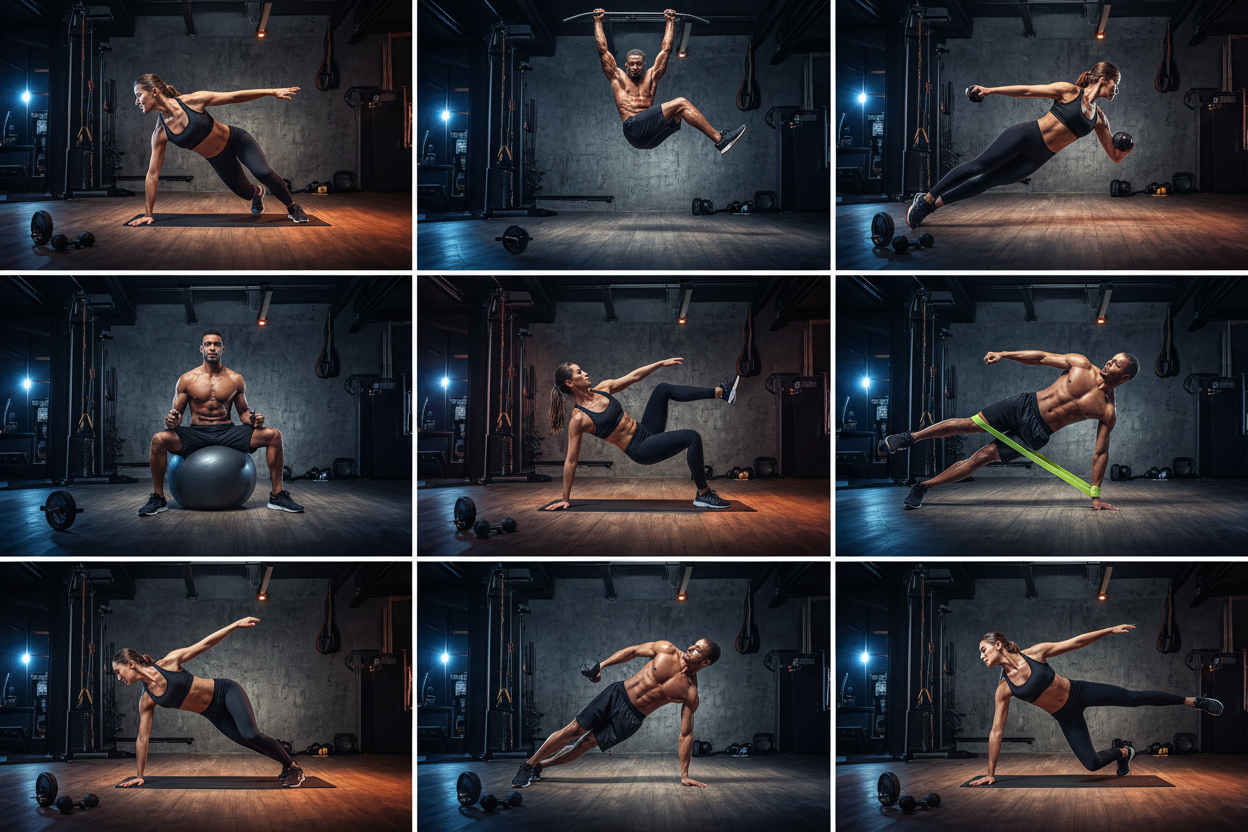 Mastering 9 exercises for a flat stomach: A Home Gym Guide