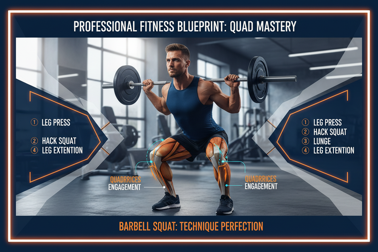 Master Your Gym Exercise for Quads: The Ultimate Blueprint