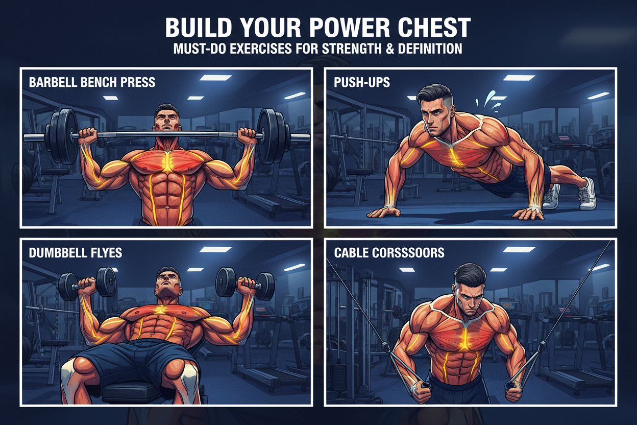 Must-Do Chest Exercises to Build Strength and Definition