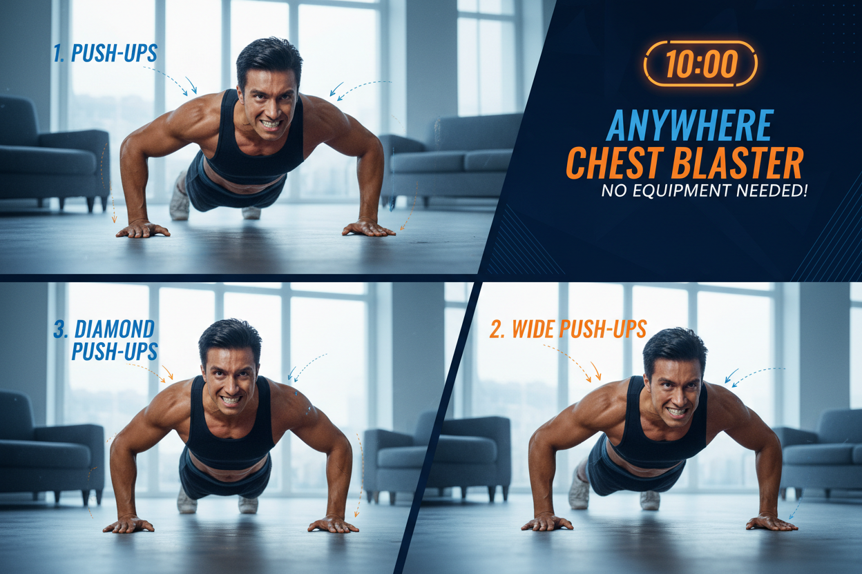Quick and Effective 10 Minute Chest Workout You Can Do Anywhere