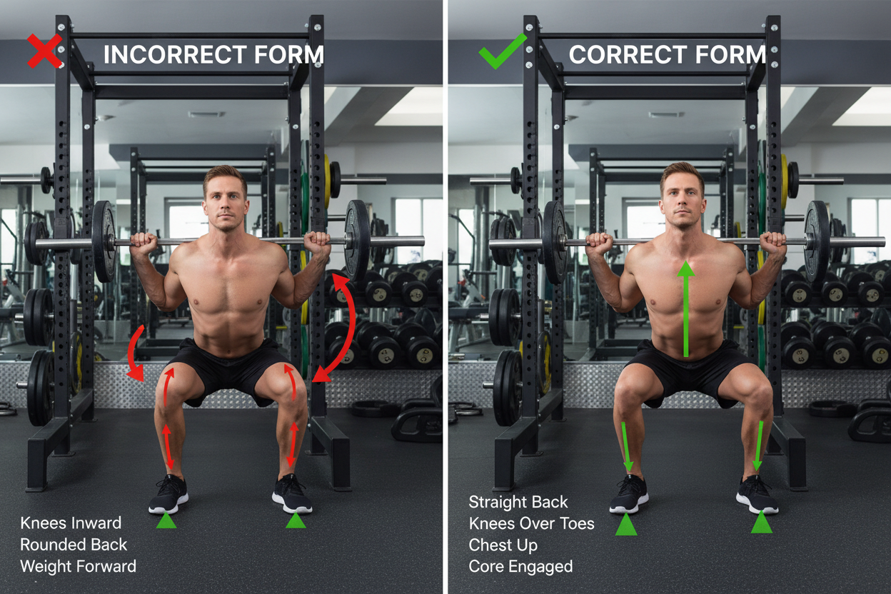 Stop Doing Beginner Squats With Weights Like This (Read First)