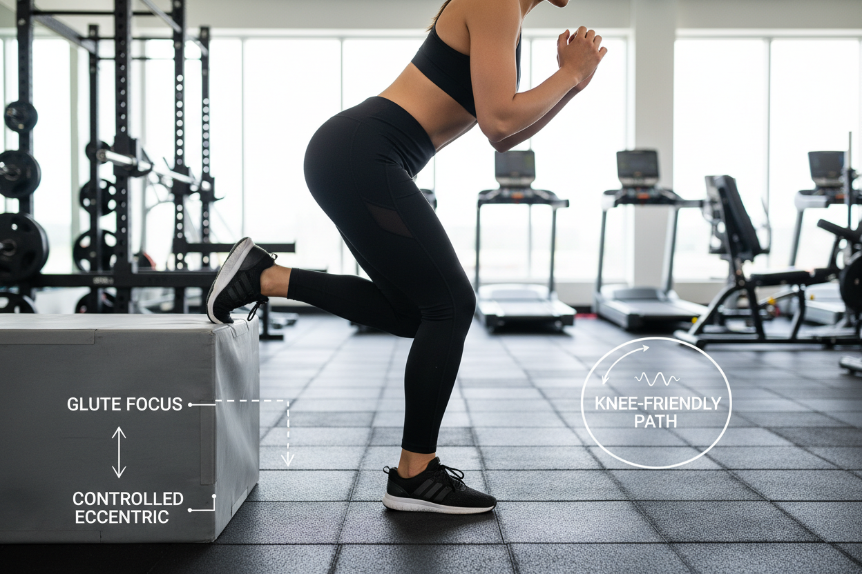Stop Squatting for a Second: Why Step Downs Are the Glute Builder Your Knees Will Love