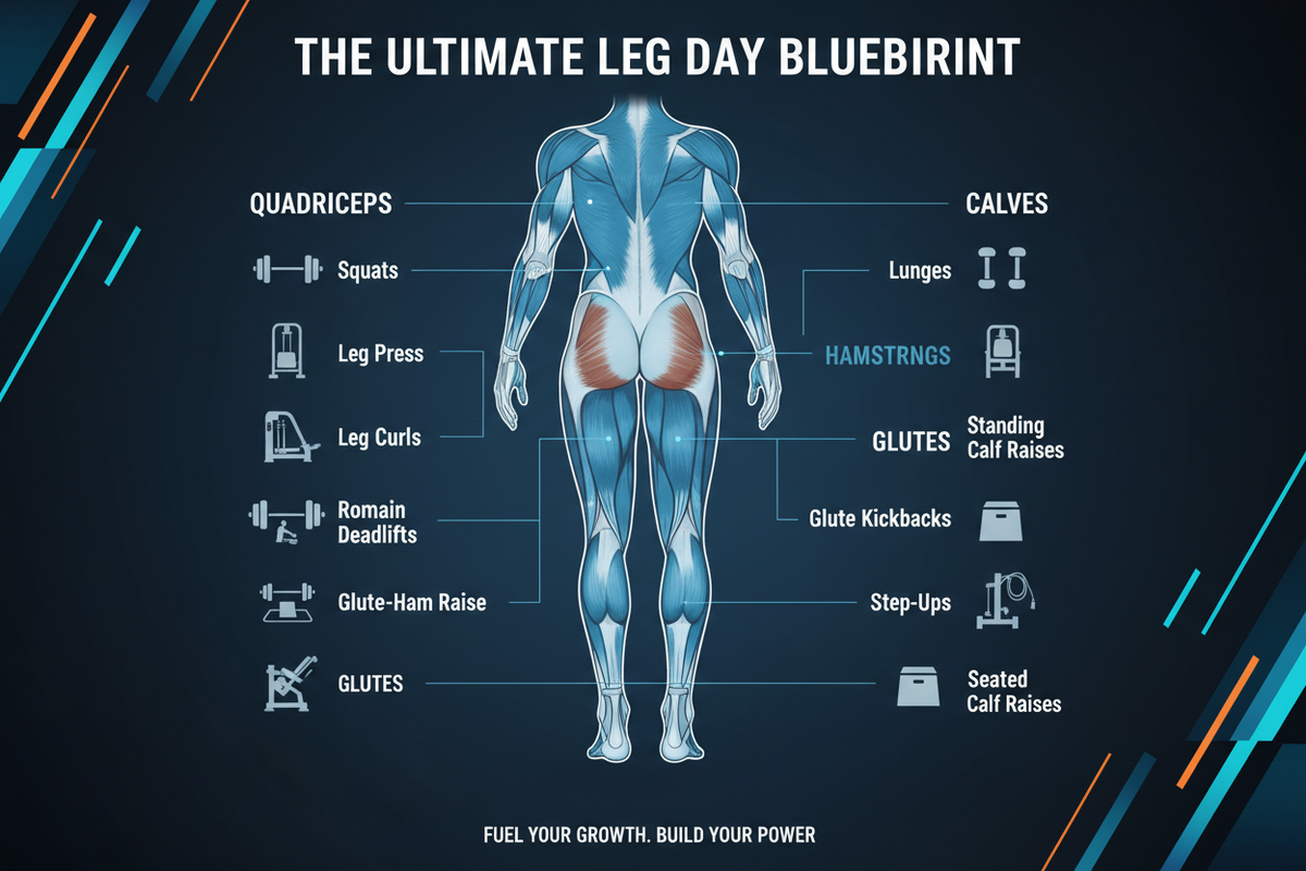 The Ultimate Leg Day Blueprint: Exactly Which Exercises Target Which M