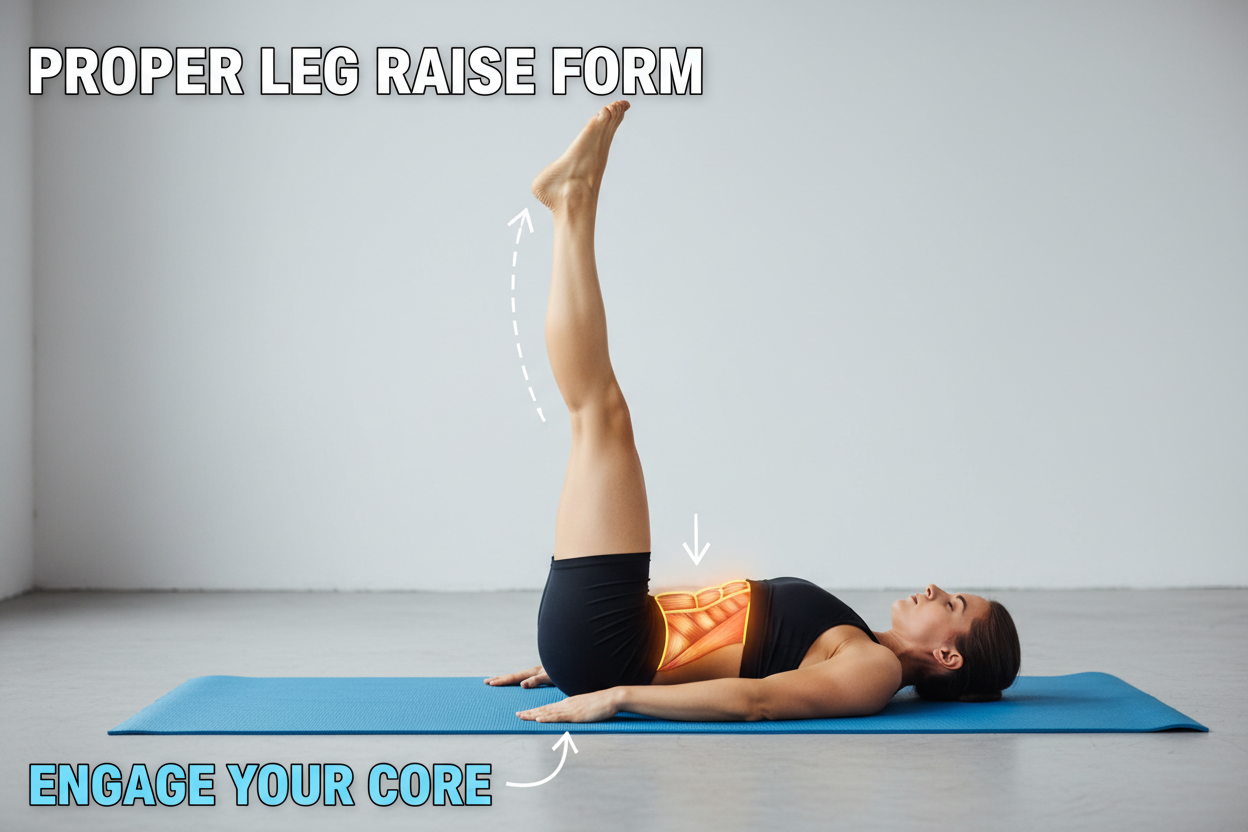 Torch Your Lower Abs: The No-Equipment Guide to Mastering Leg Raises