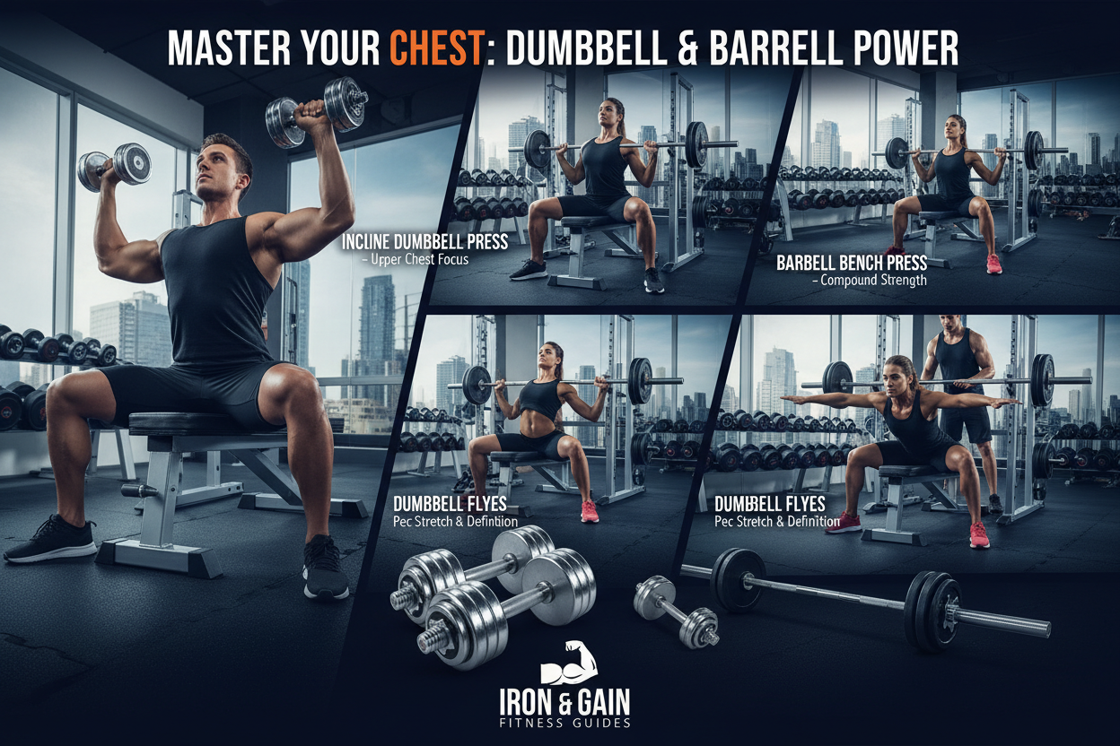 Ultimate Guide to Effective Chest Workouts with Dumbbells and Barbells