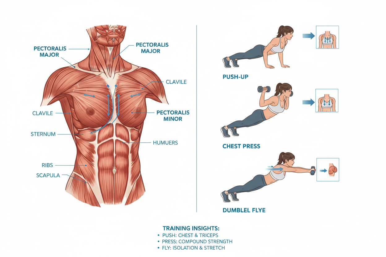 Understanding Women’s Pecs: Anatomy, Function, and Strength Training Insights