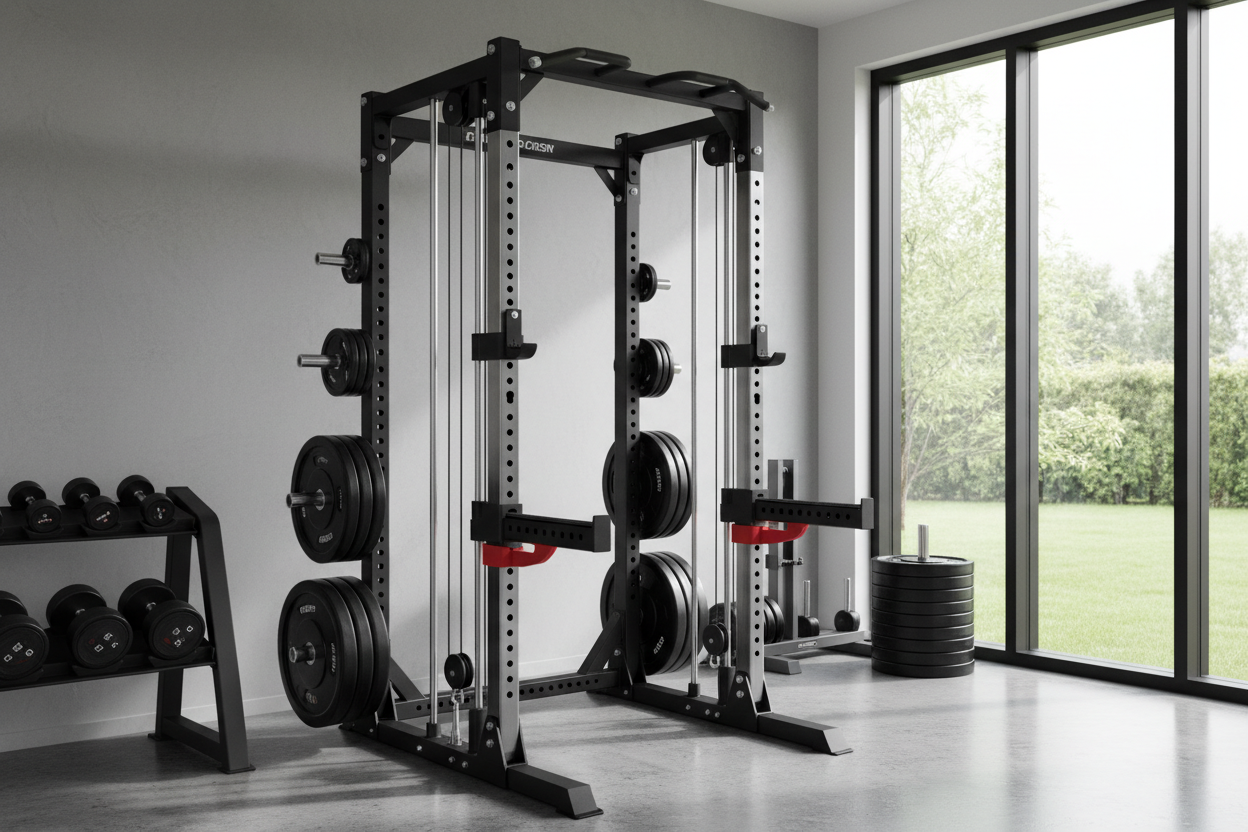 Why a Hybrid Rack System Is the Best Investment for Your Home Gym