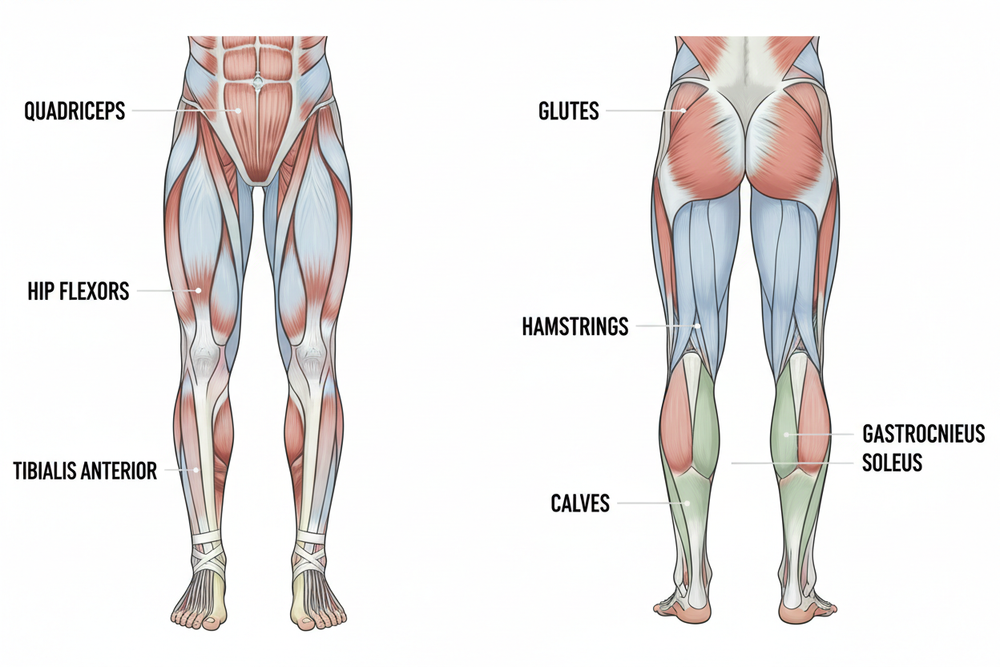 Your Legs, Decoded: A Clear Guide to the Muscles That Move You