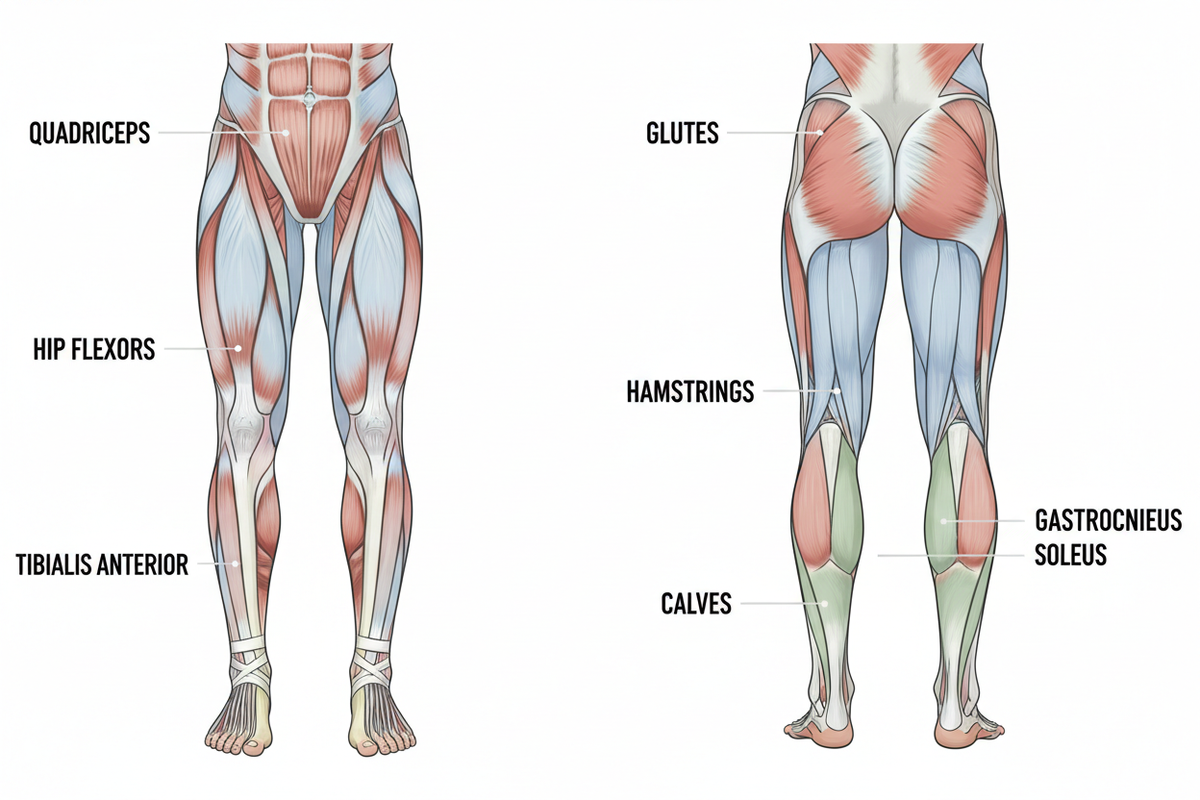 Your Legs, Decoded: A Clear Guide to the Muscles That Move You