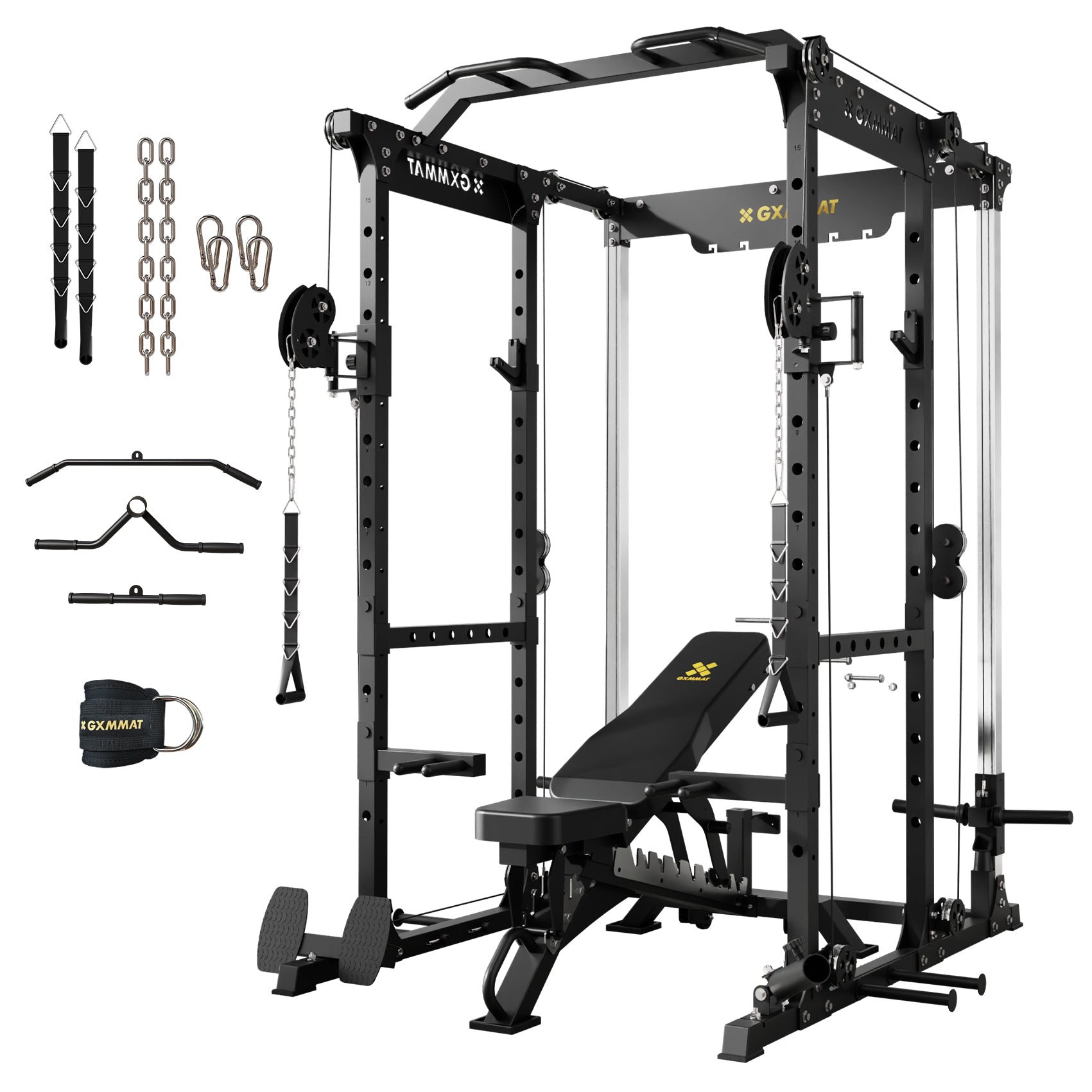GXMMAT X6 Power Rack #GXM-X6+DC001