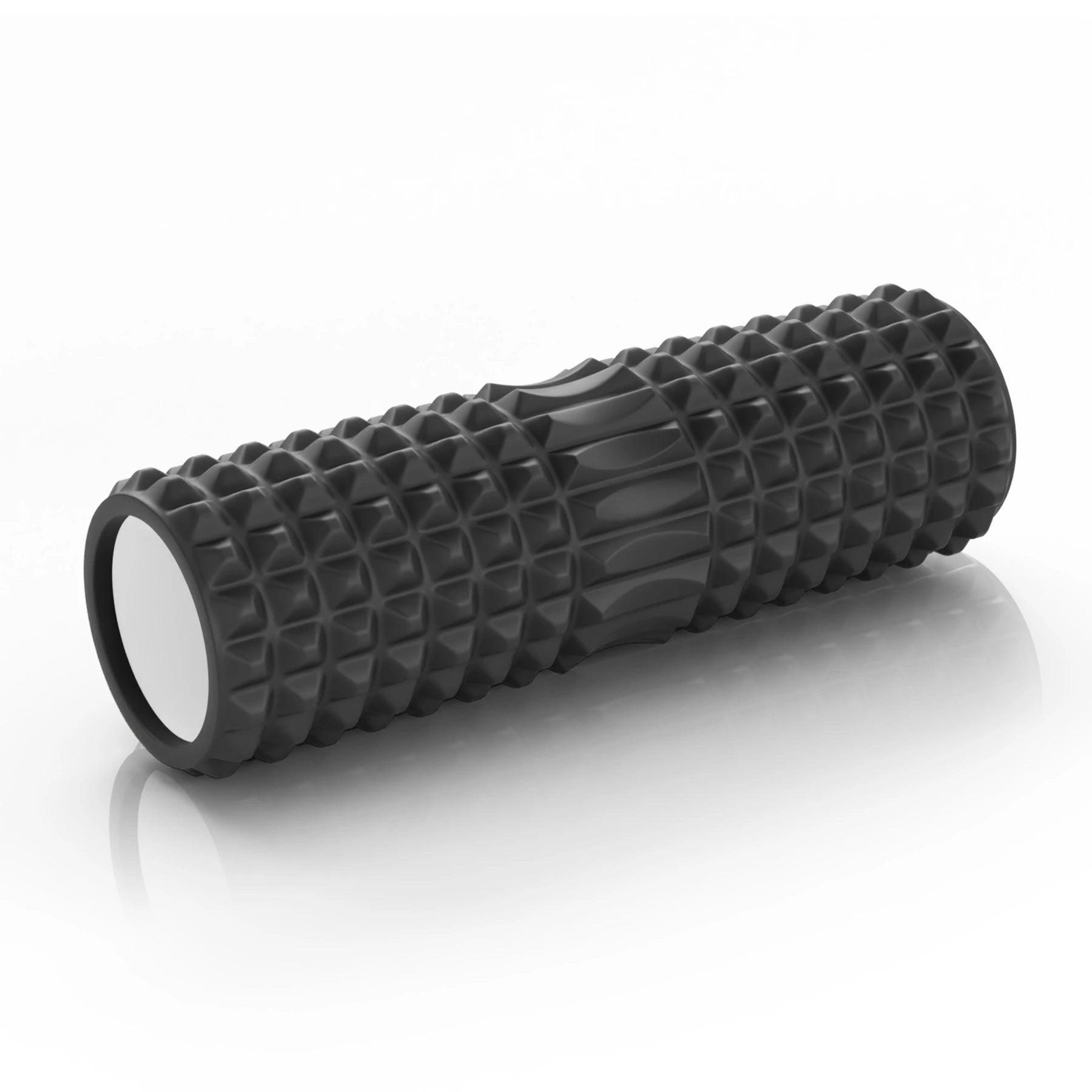 GXMMAT Foam Roller  17.3" | Hollow | Wave | Black