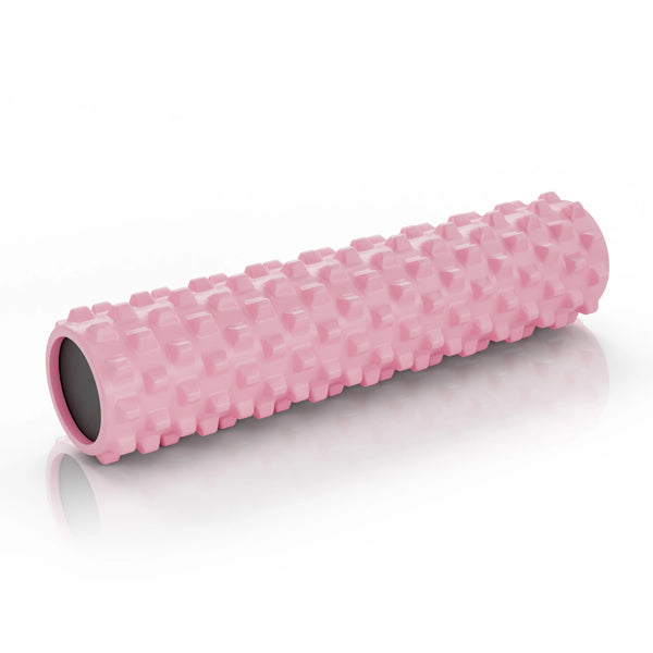 GXMMAT Foam Roller  24" | Solid | Grid | Pink #length_24" #pattern_Grid #color_Pink