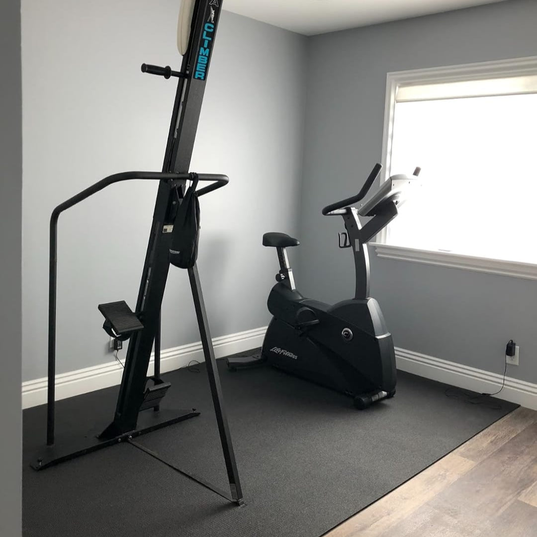 GXMMAT Large Yoga Mat under Gym Gear for Floor Protection