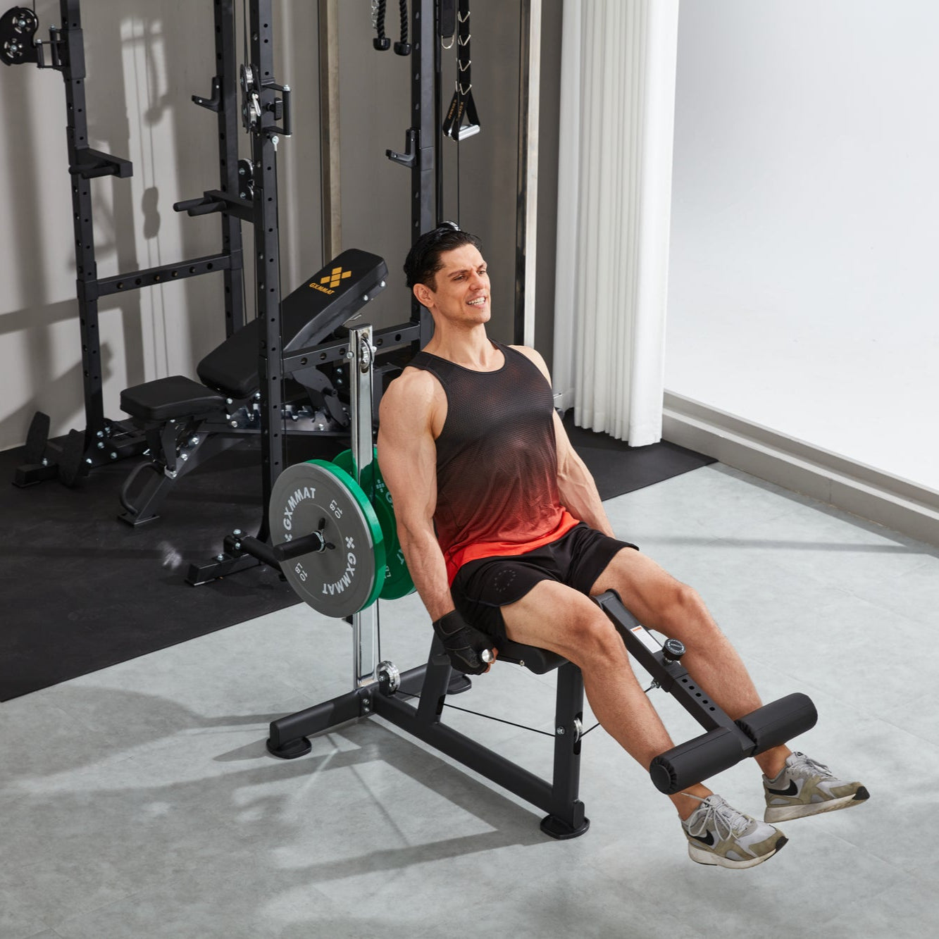 GXMMAT Leg Extension Curl Machine